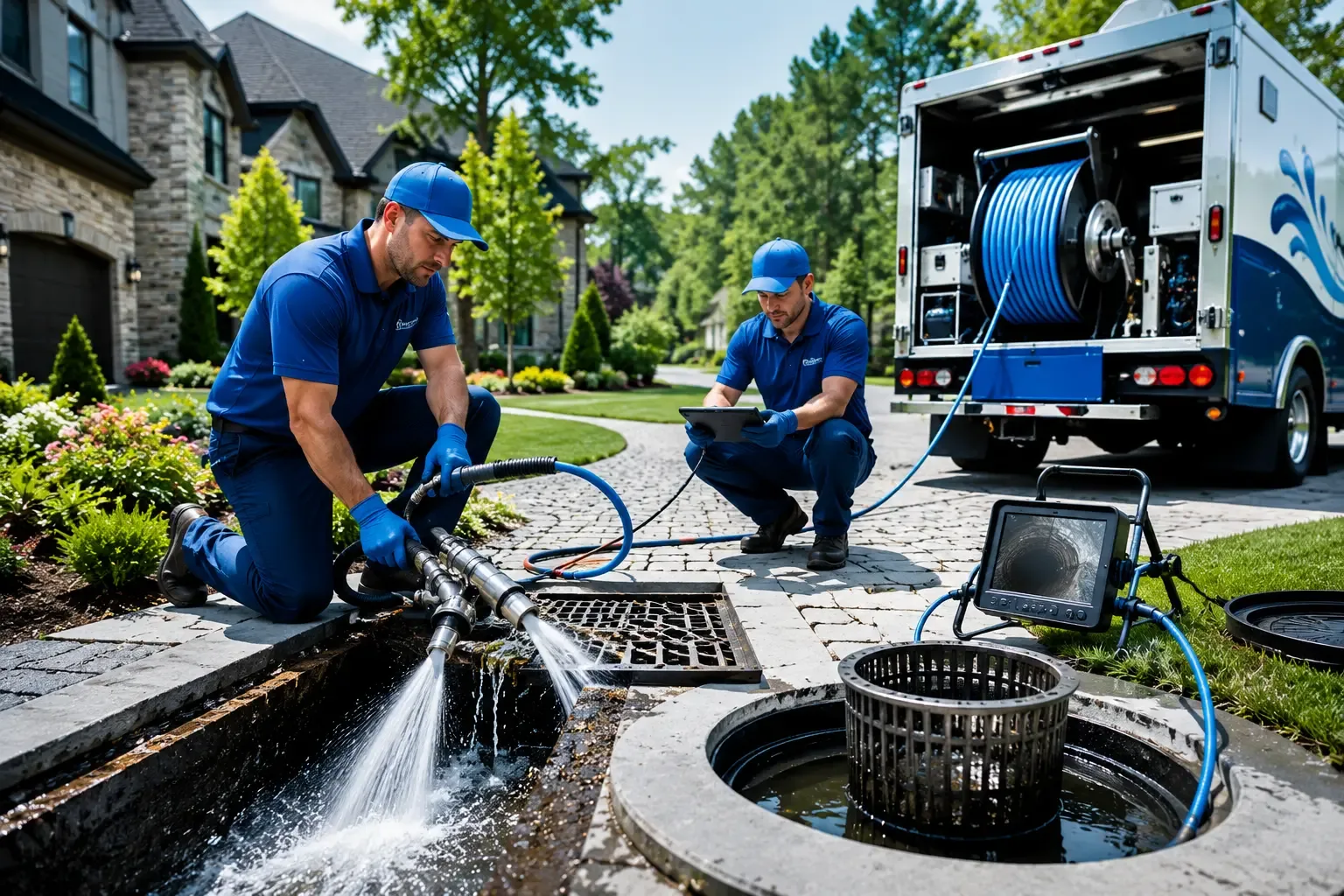 Local outdoor drain cleaning professionals in Lancaster, MA